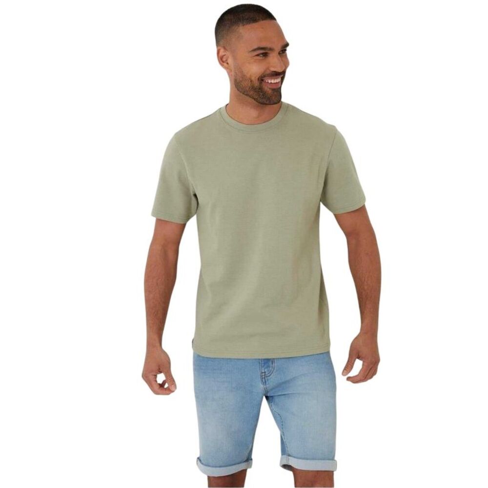 Threadbare Mens Ottoman T-Shirt / Sage